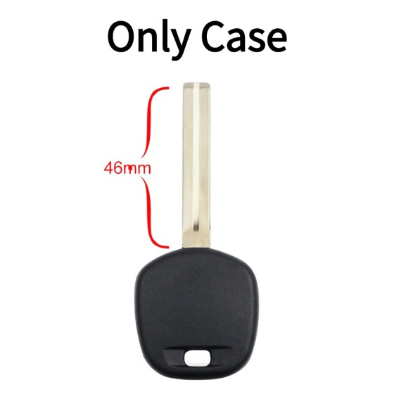 TOY40 Lexus Transponder Key SHELL / High Security Long Blade (No Chip)